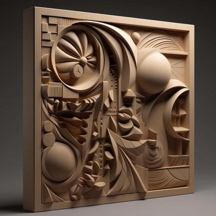 نموذج ثلاثي الأبعاد لآلة CNC 3D Art 